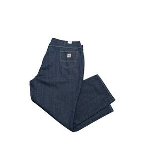 Carhartt Dark Blue Denim Work Pants